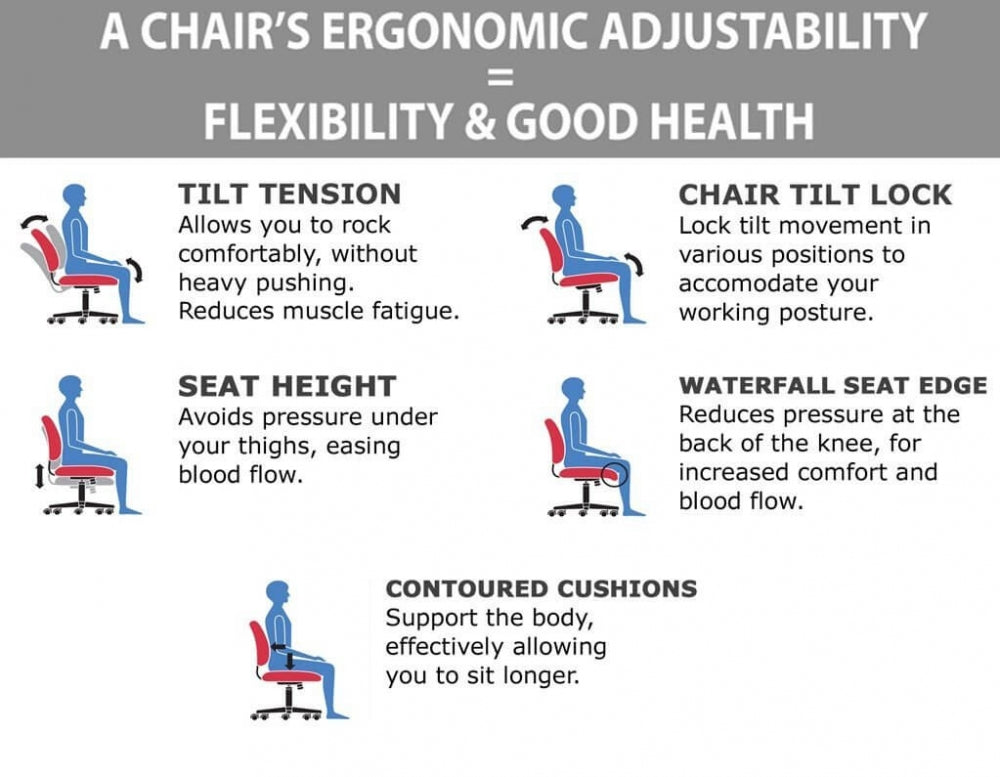 Roma Adjustable Office Chairs