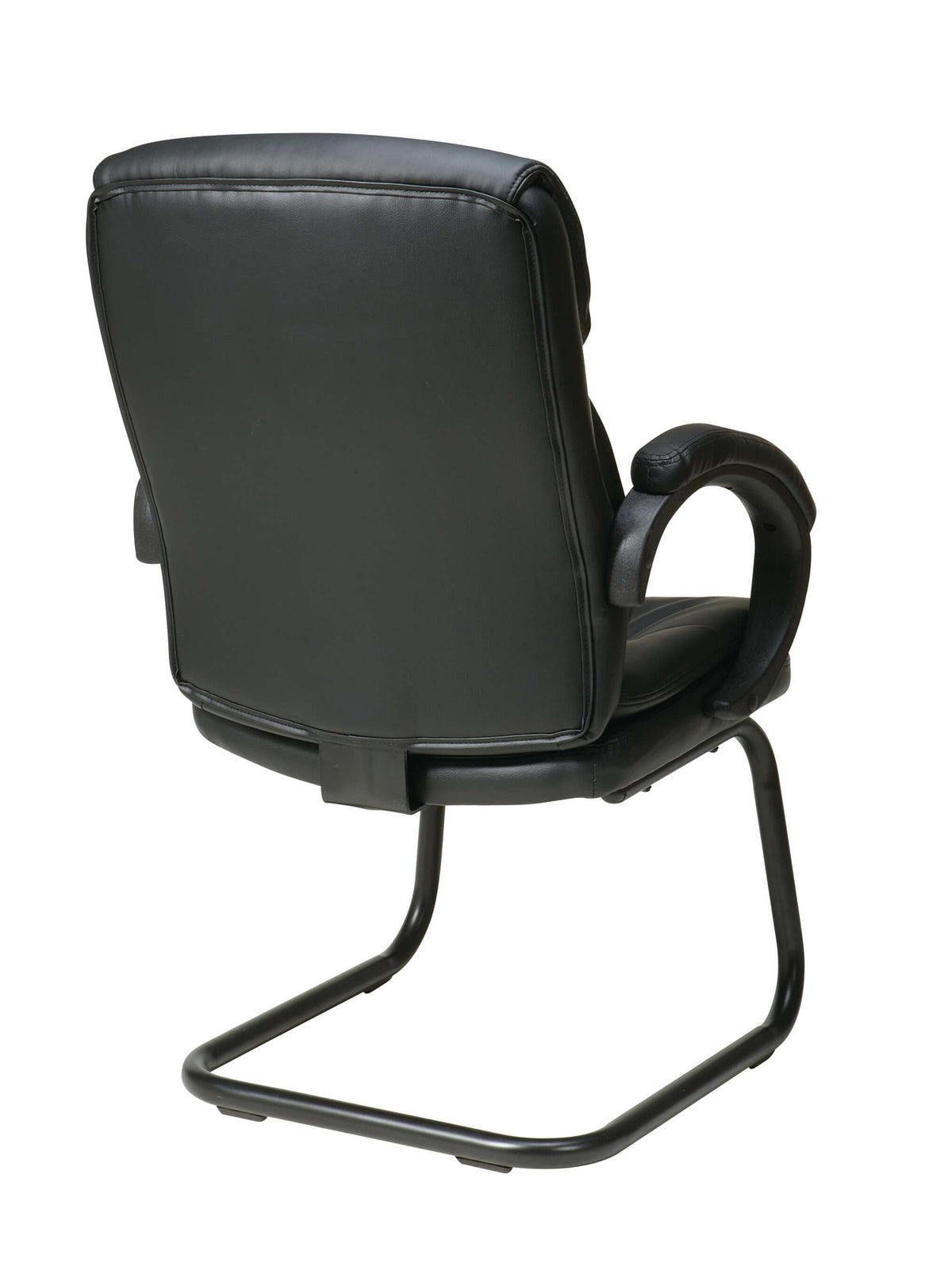 Prescott Black Leather Office Chair