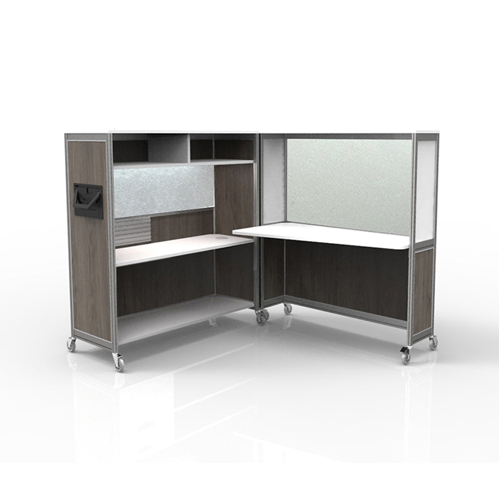 Mobile Folding Cubicle Desk