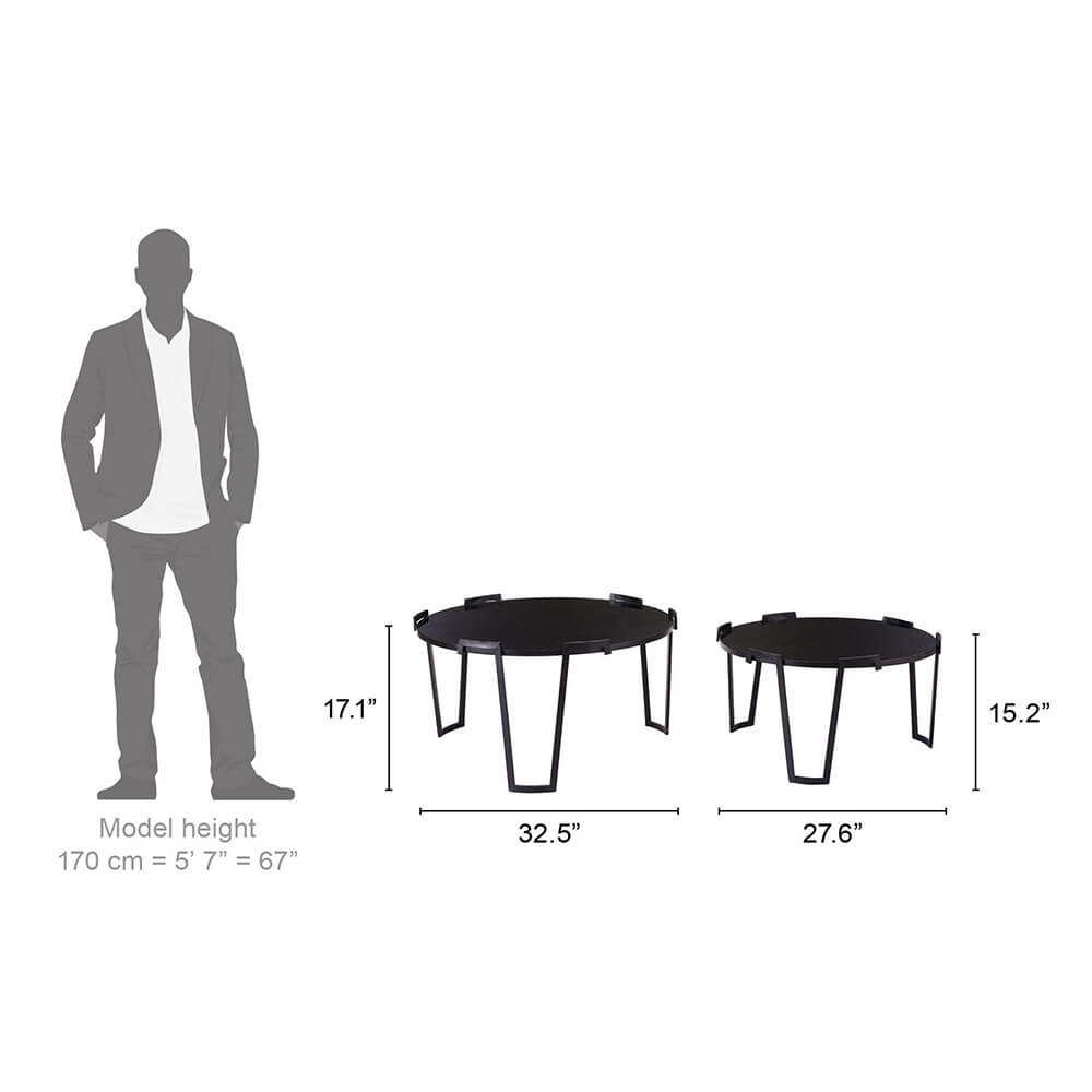 Lodi Coffee Table Set Round
