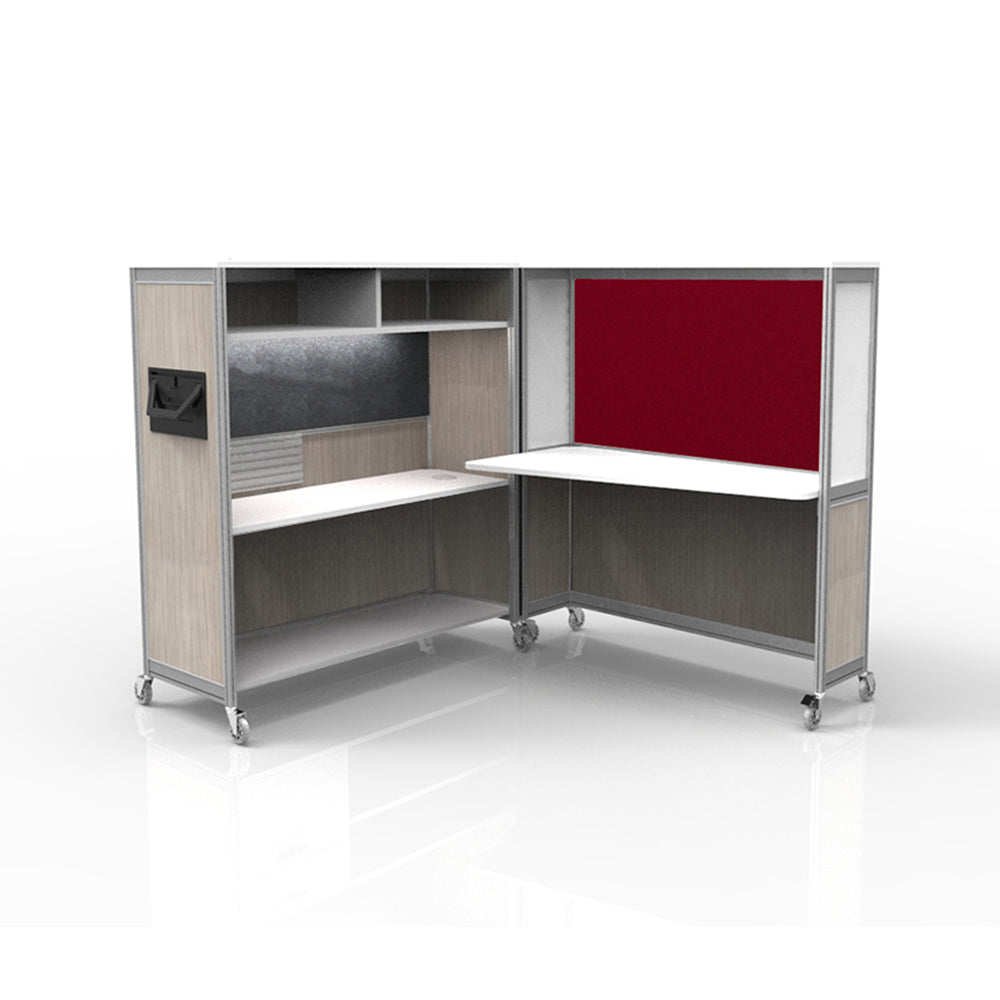 Mobile Folding Cubicle Desk