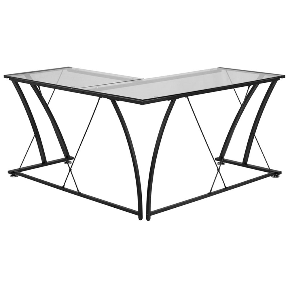 Fleta Glass Computer Table