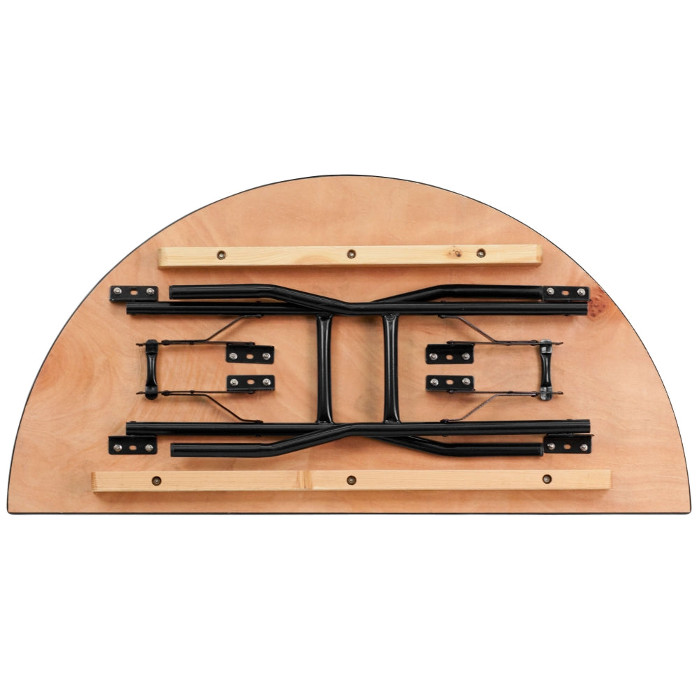 Les Half round folding table