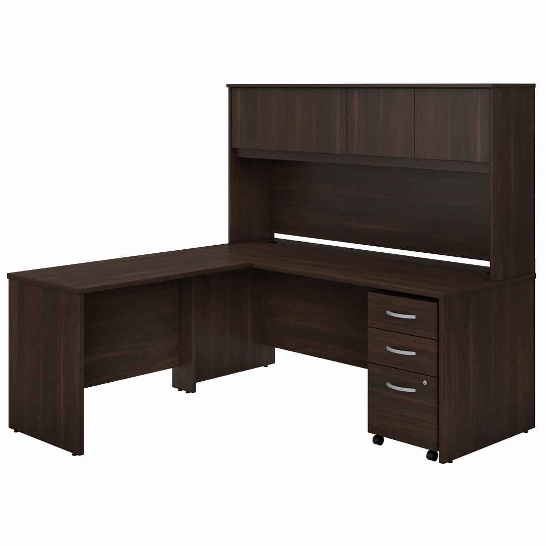 Besto L Shaped Computer Desk with Hutch 71W x 71D