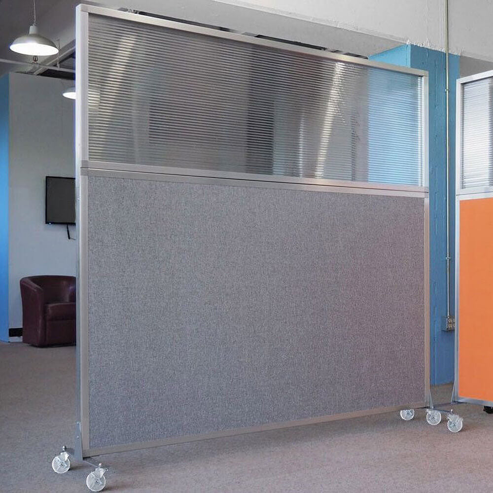 DIY Modual Office Divider On Wheels 72H x 72W