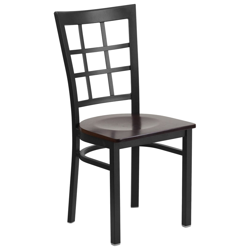 Gekko Window Back Metal Chair for a Restaurant
