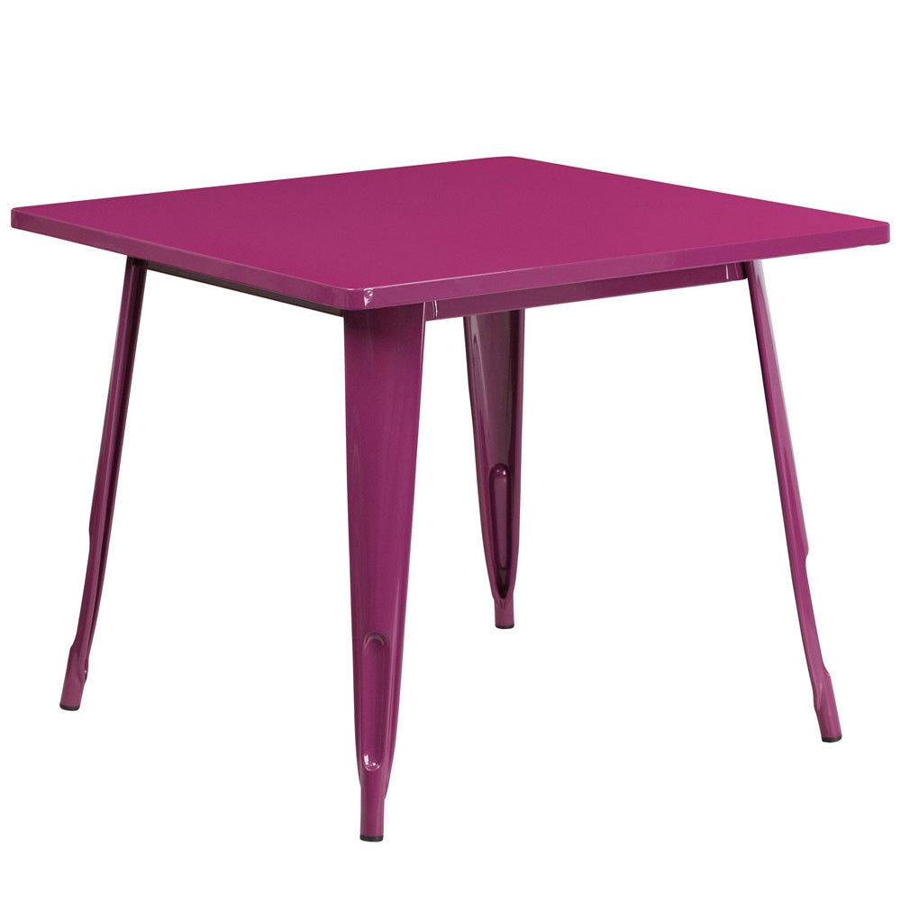 Remotion 32 Inch Square Bistro Outdoor Table