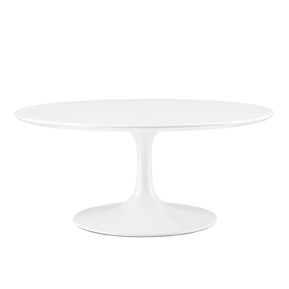 White Coffee Table Round 35 inch diameter