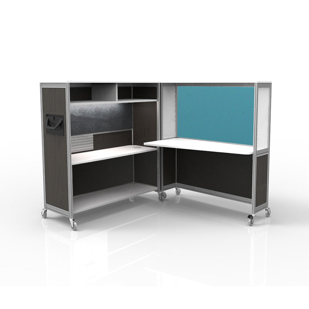 Mobile Folding Cubicle Desk