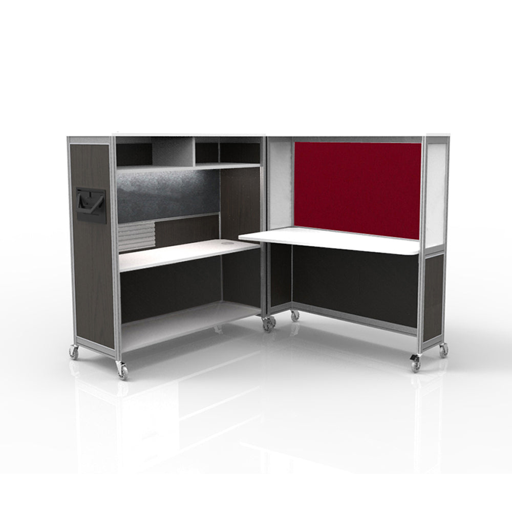 Mobile Folding Cubicle Desk