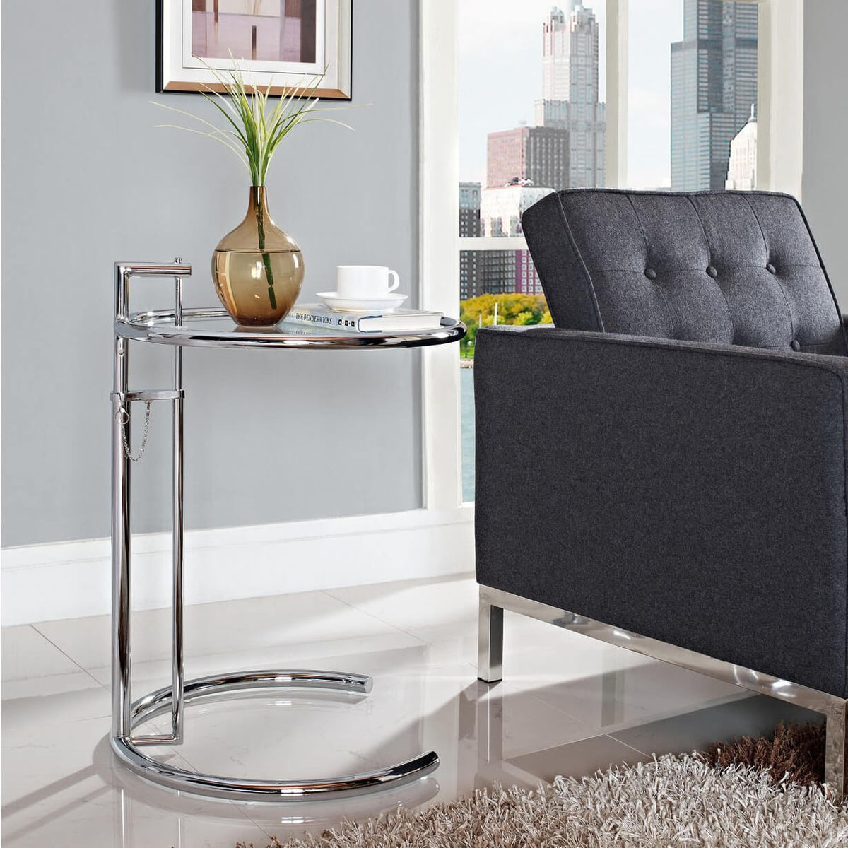 Providence Side Table Glass