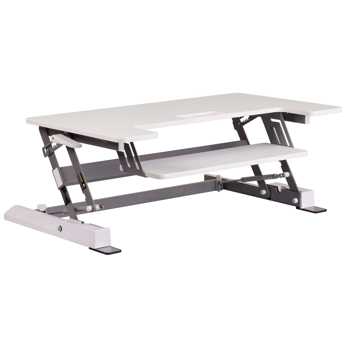 Desktop Riser 36W x 22D With Keyboard Tray