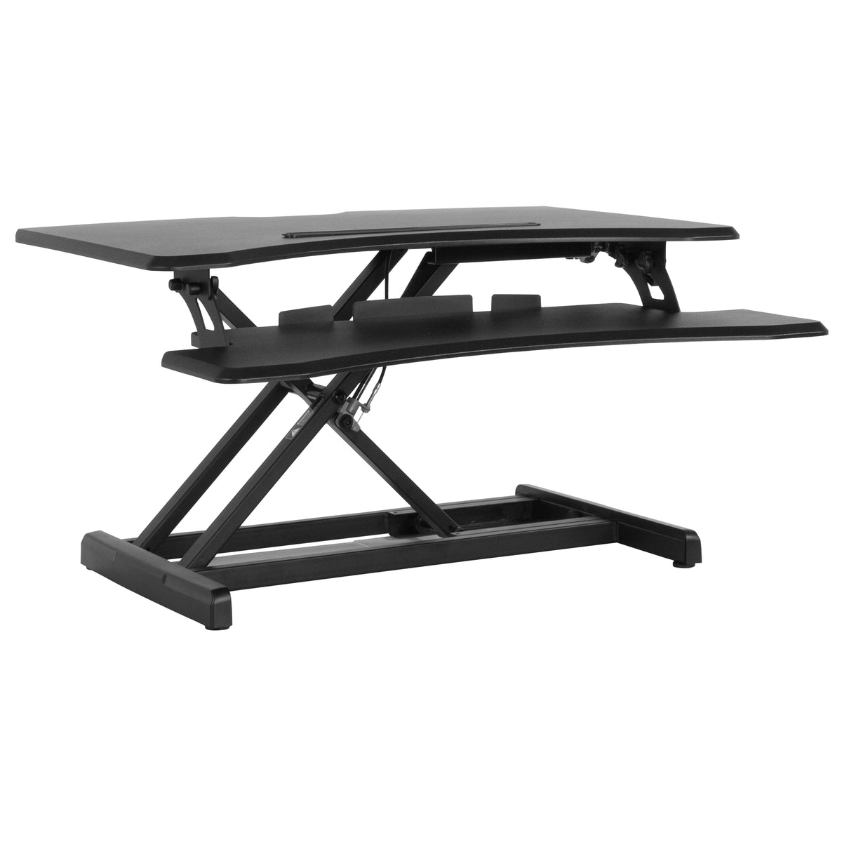 Desktop Riser 32W x 17D With Keyboard Tray