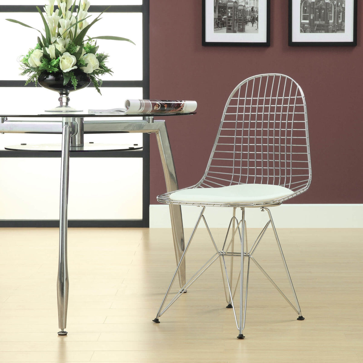 Meridith Steel Restaurant Chair