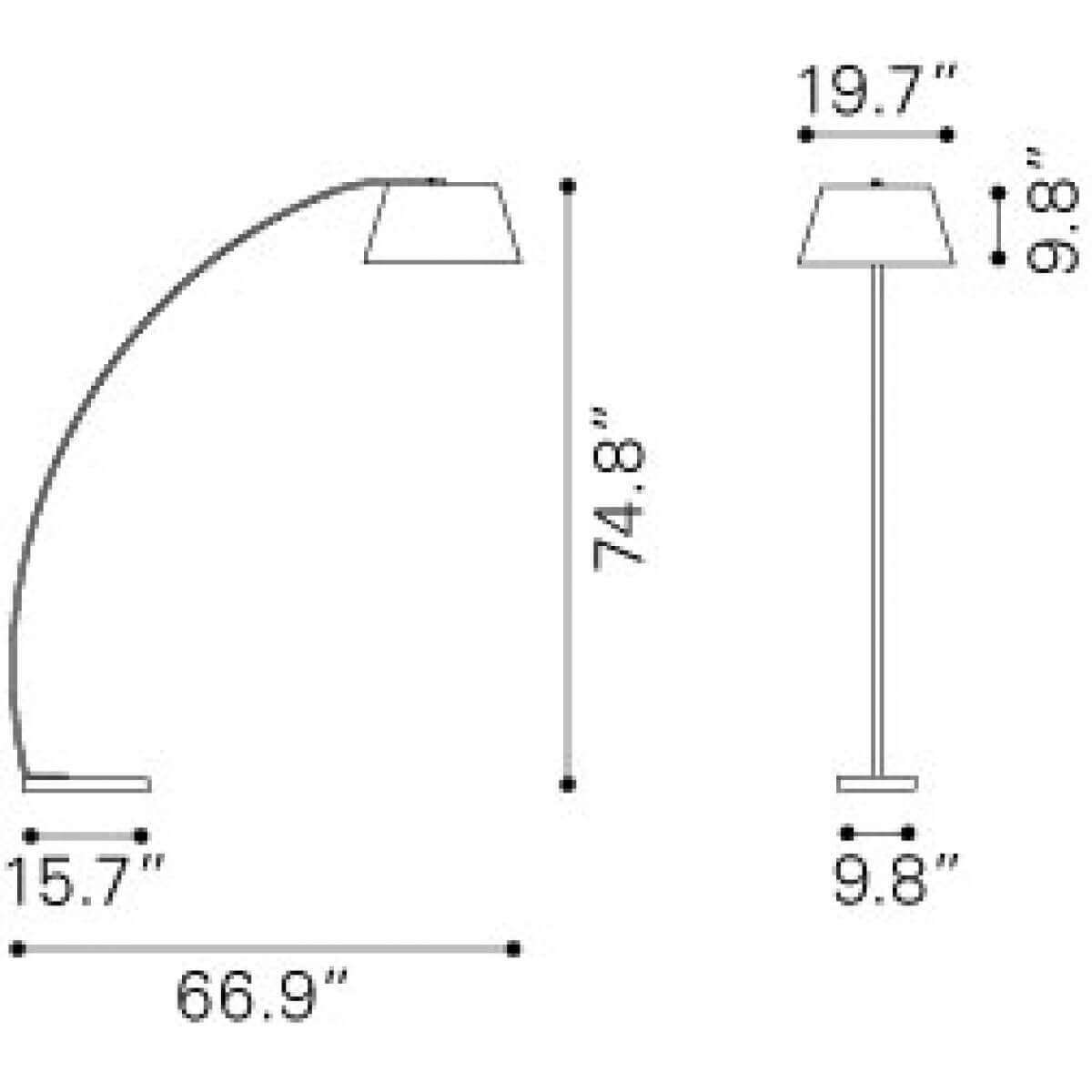 Reform White Floor Lamp