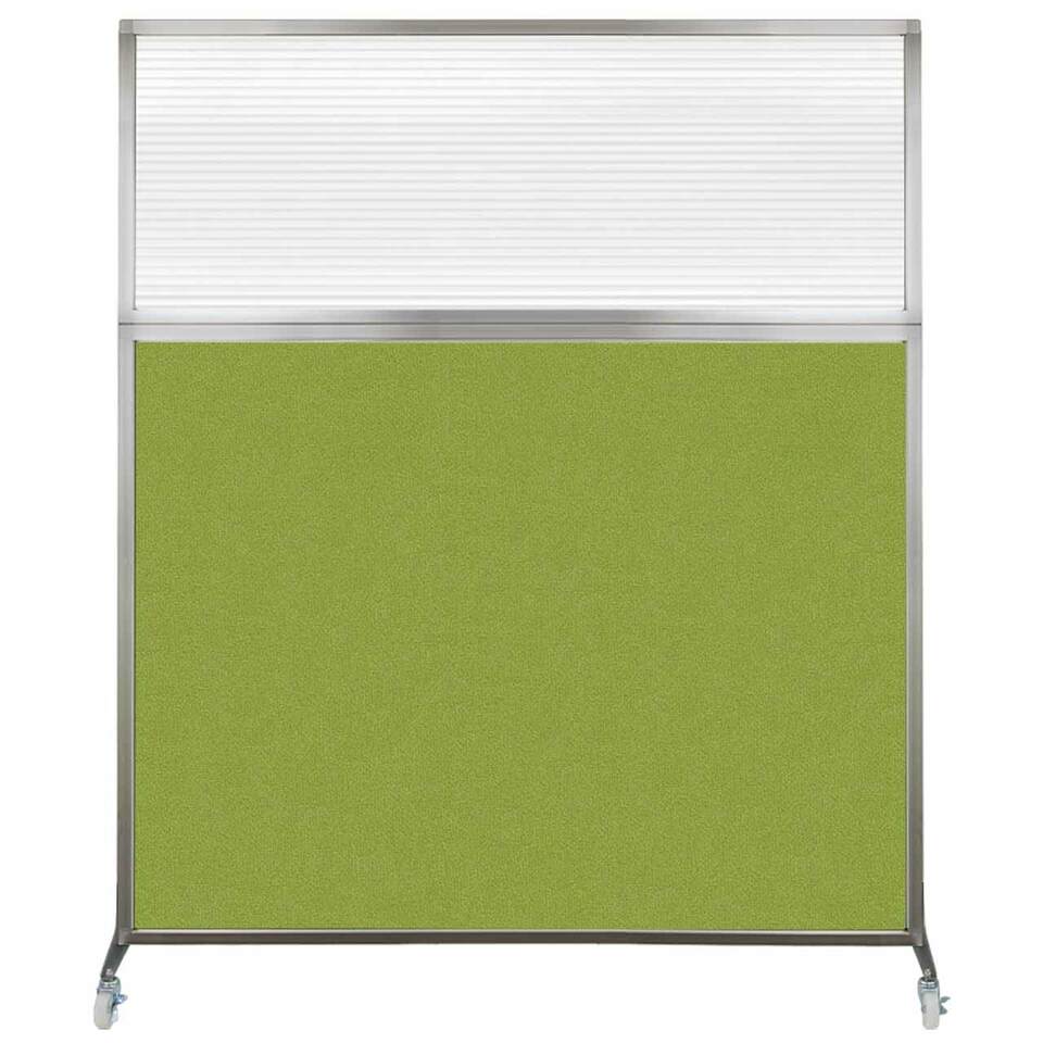 DIY Modual Office Divider On Wheels 72H x 60W