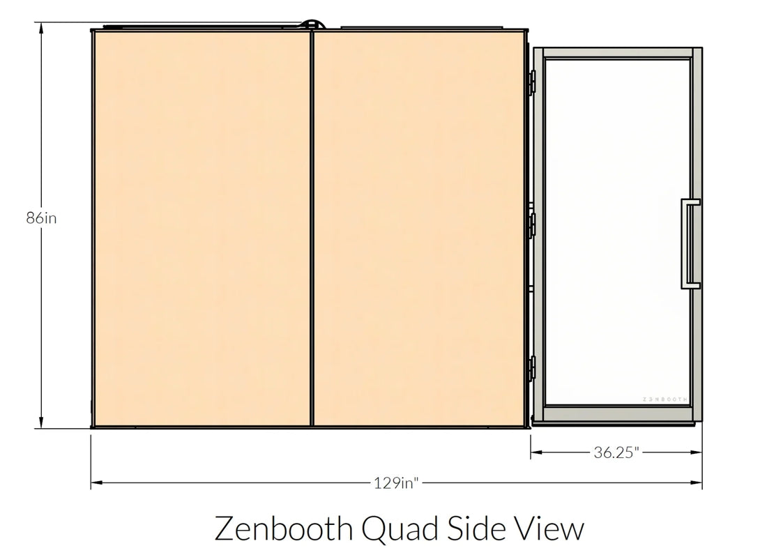 Zenbooth 4-Person Conference Booth