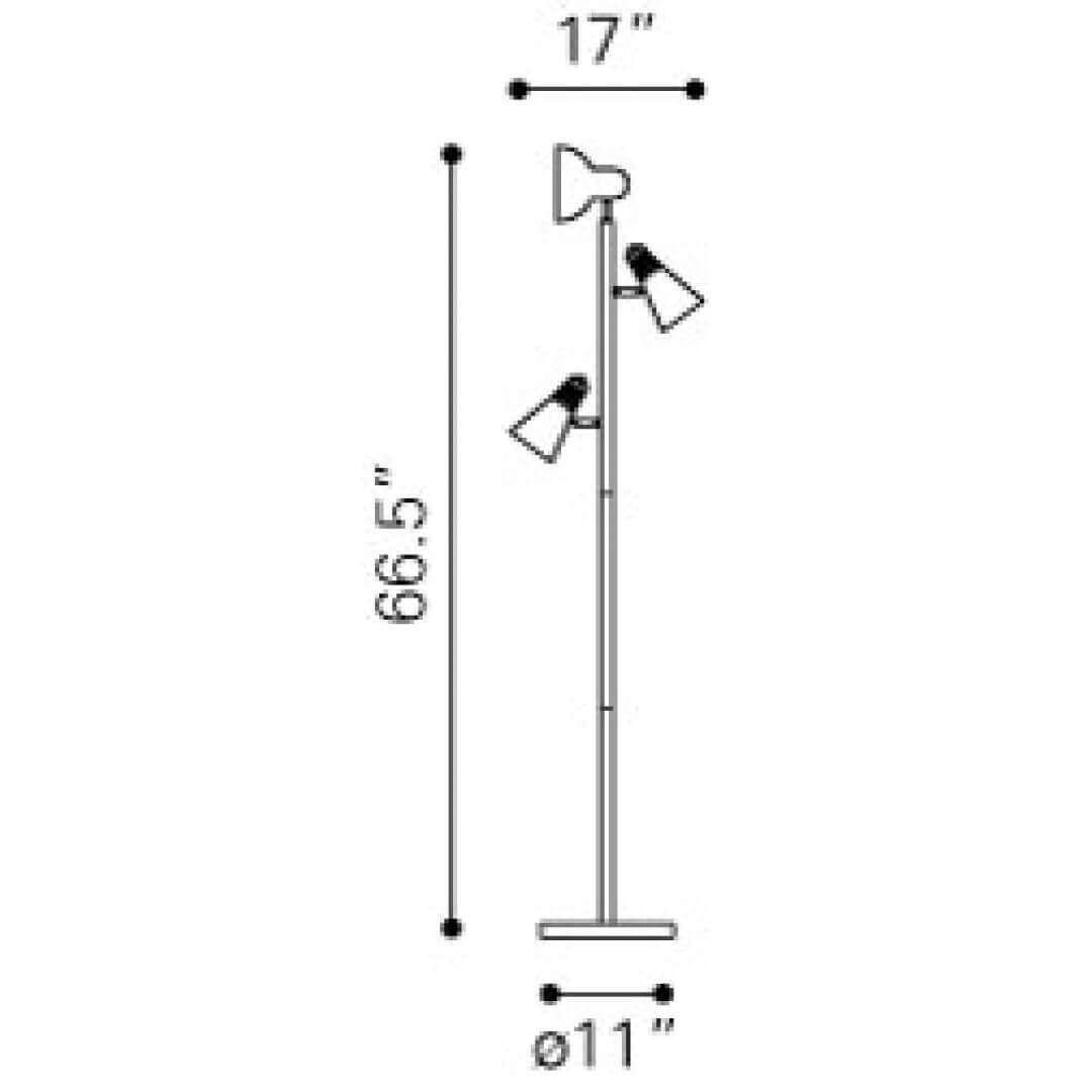 Wilton 3 Light Floor Lamp