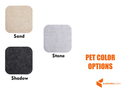 Cubicle Extender 18H Polyester Acoustical PET