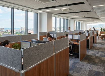 Cubicle Extender 30H Polyester Acoustical PET