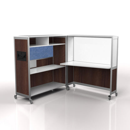 Mobile Folding Cubicle Desk