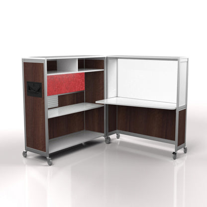Mobile Folding Cubicle Desk