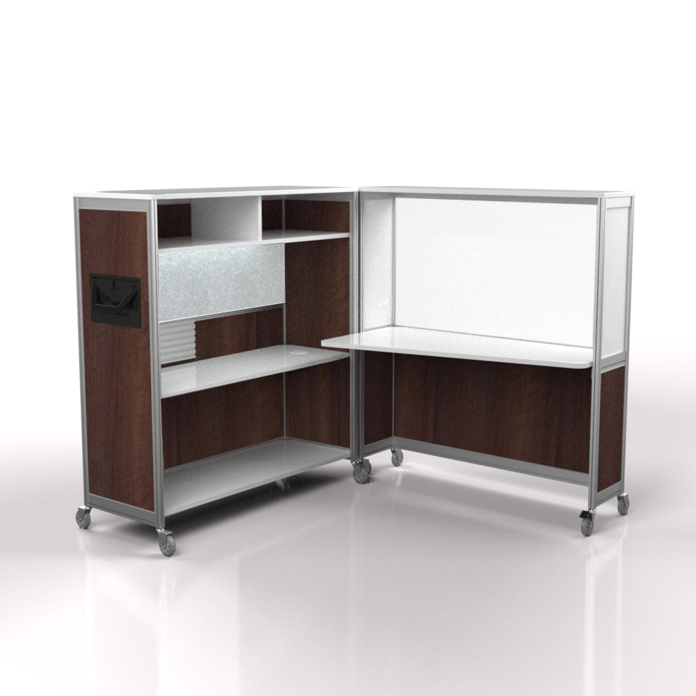 Mobile Folding Cubicle Desk