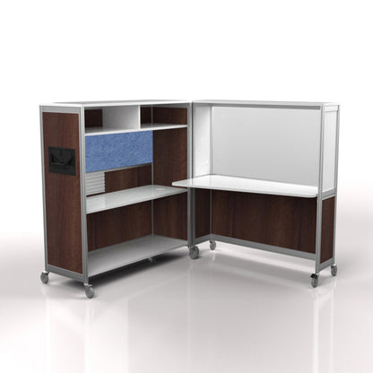 Mobile Folding Cubicle Desk