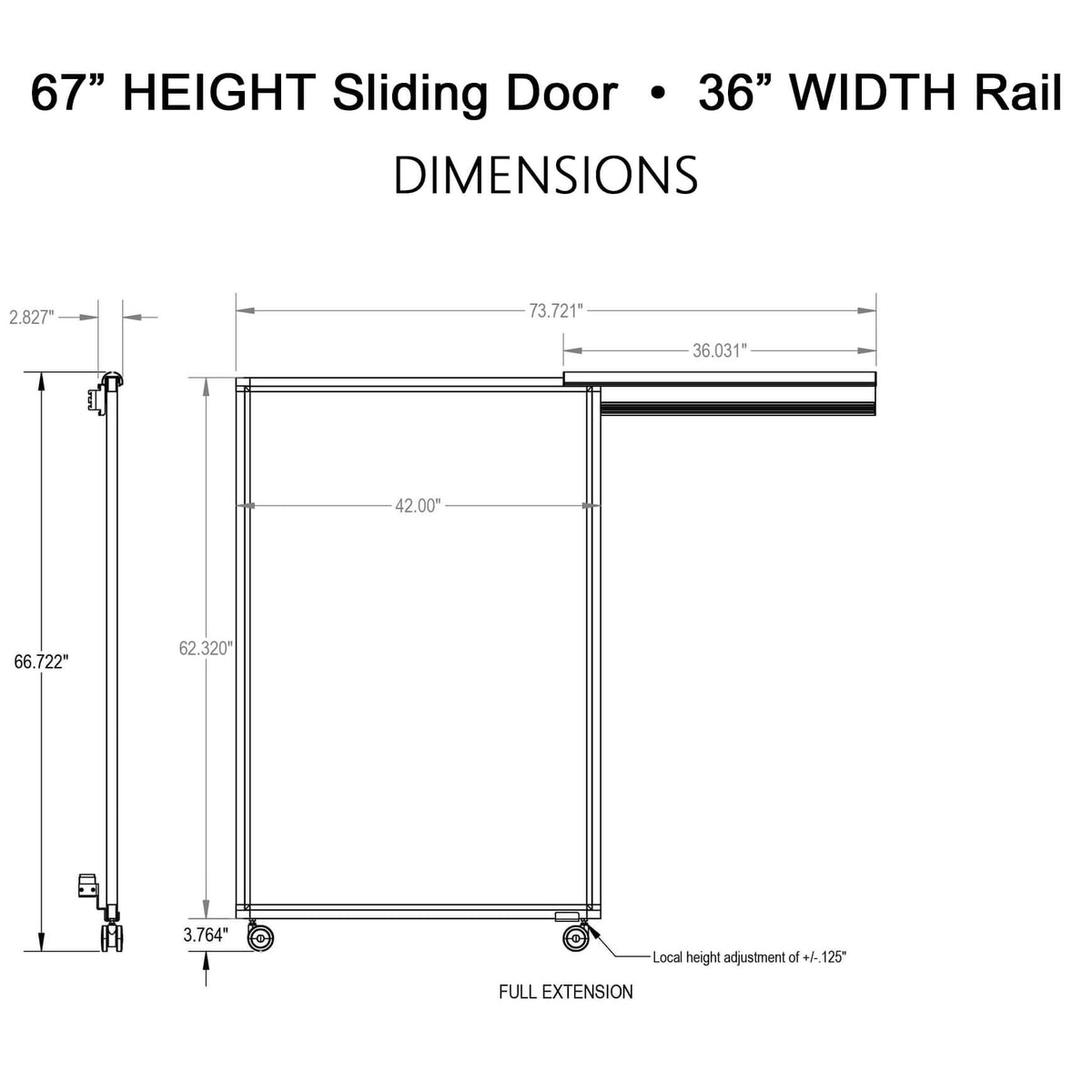Herman Miller AO2 Sliding Cubicle Door