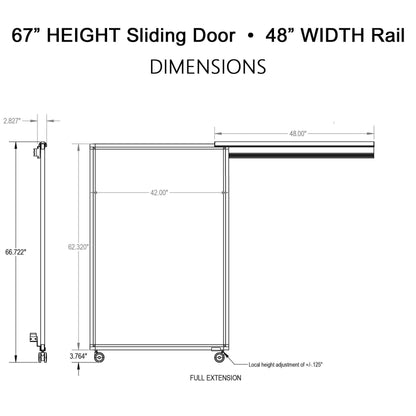 Herman Miller AO2 Sliding Cubicle Door