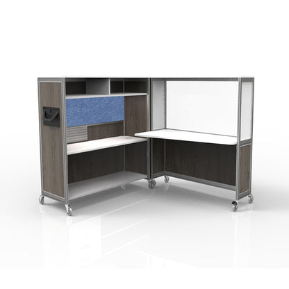 Mobile Folding Cubicle Desk
