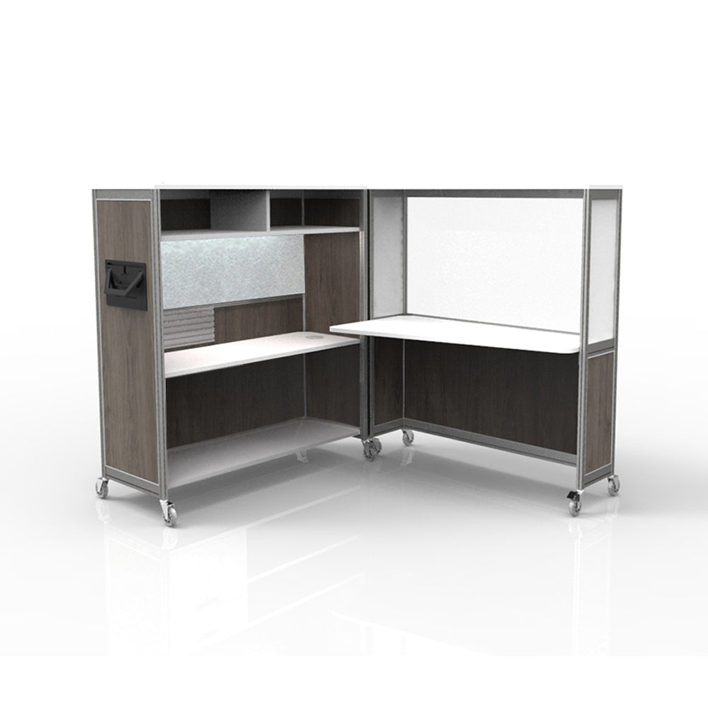 Mobile Folding Cubicle Desk