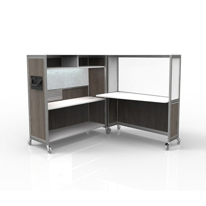 Mobile Folding Cubicle Desk