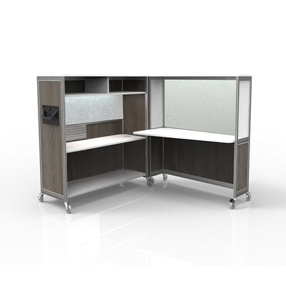 Mobile Folding Cubicle Desk