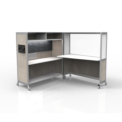 Mobile Folding Cubicle Desk