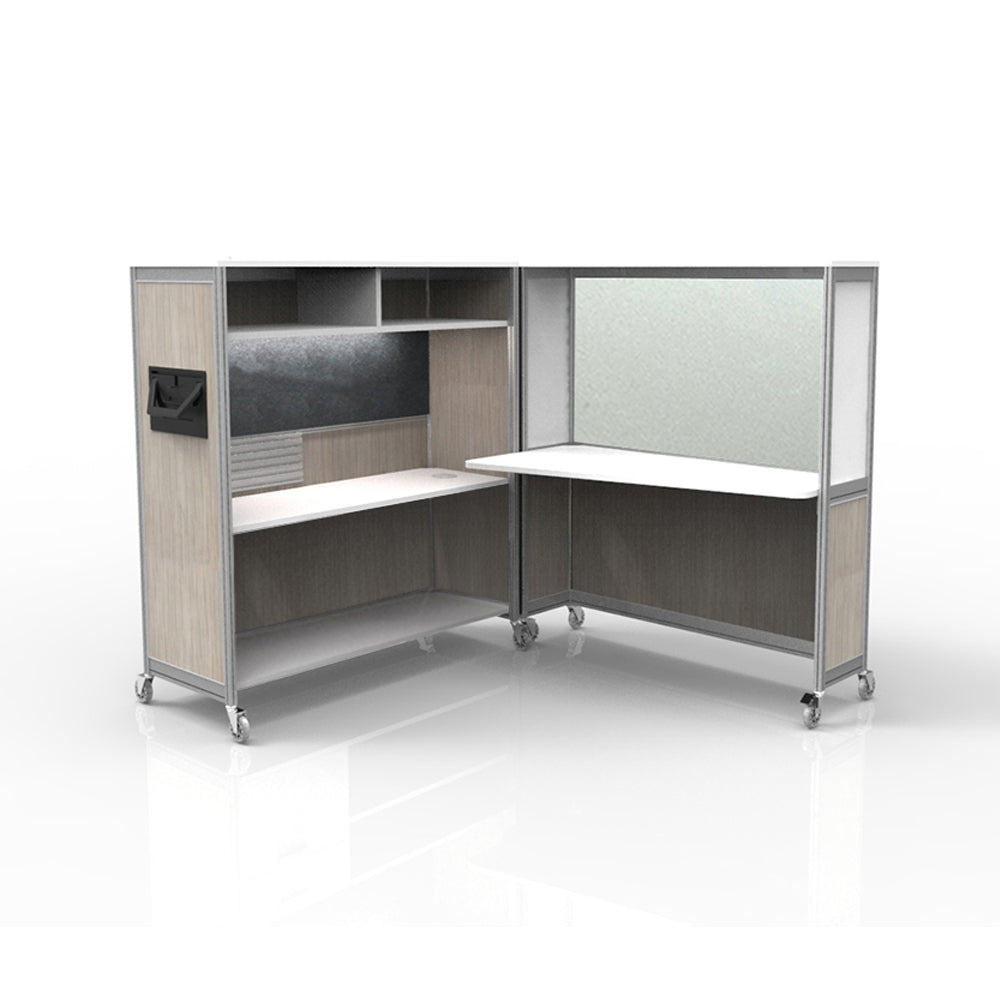 Mobile Folding Cubicle Desk