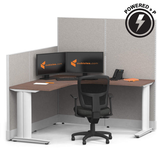 Cubicle Desks L-Shaped Powered