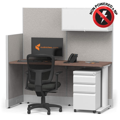 Cubicle Desks With Storage Straigh Non-Powered