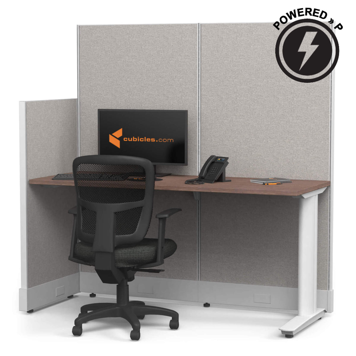 Cubicle Desks Straight Powered