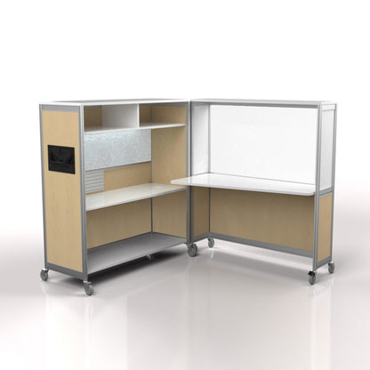 Mobile Folding Cubicle Desk