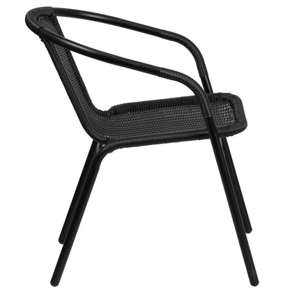 Monty Metal Rattan Chair