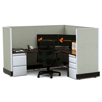 L-Shaped Cubicles 53H Non-Powered