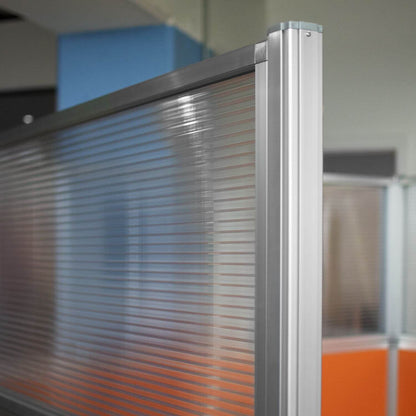 DIY Modual Office Divider With Glass 72H x 24W