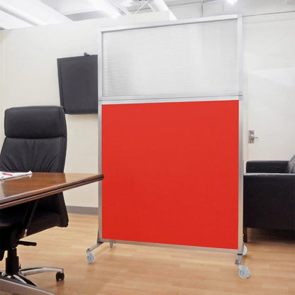 DIY Modual Office Divider On Wheels 72H x 48W