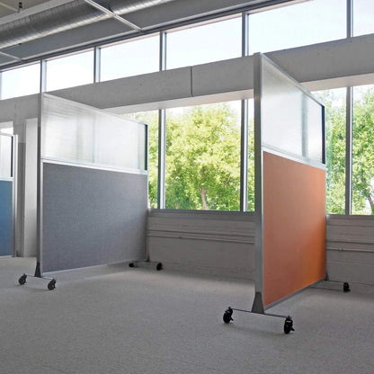 DIY Modual Office Divider On Wheels 72H x 60W