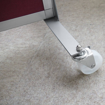 DIY Modual Office Divider On Wheels 72H x 72W