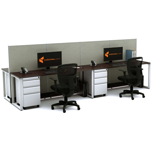 Benching Workstations 53H 4-Pack Cluster Non-Powered