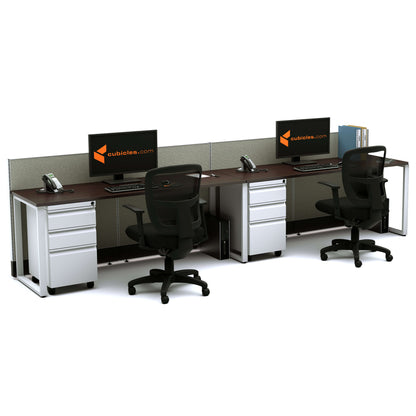 Benching Workstations 39H 2-Pack In-Line Non-Powered
