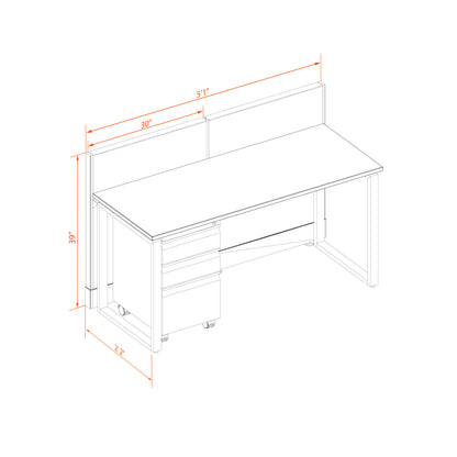 Benching Workstations 39H Non-Powered