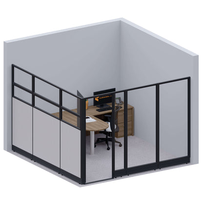 Modular Office Partitions L-Shape 85H